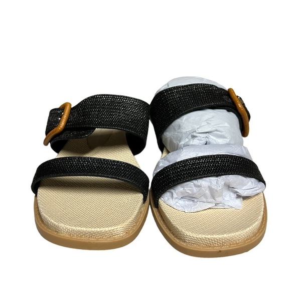 NWT Dolce Vita Genzel Slide Black Buckle Sandal 8 - Picture 3 of 8